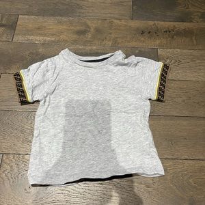 Gray Fendi shirt, Size 12 months